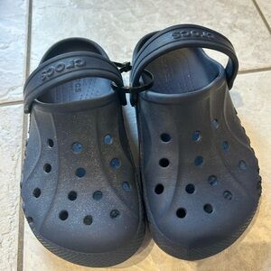 Navy Blue Crocs, Youth Sz 2